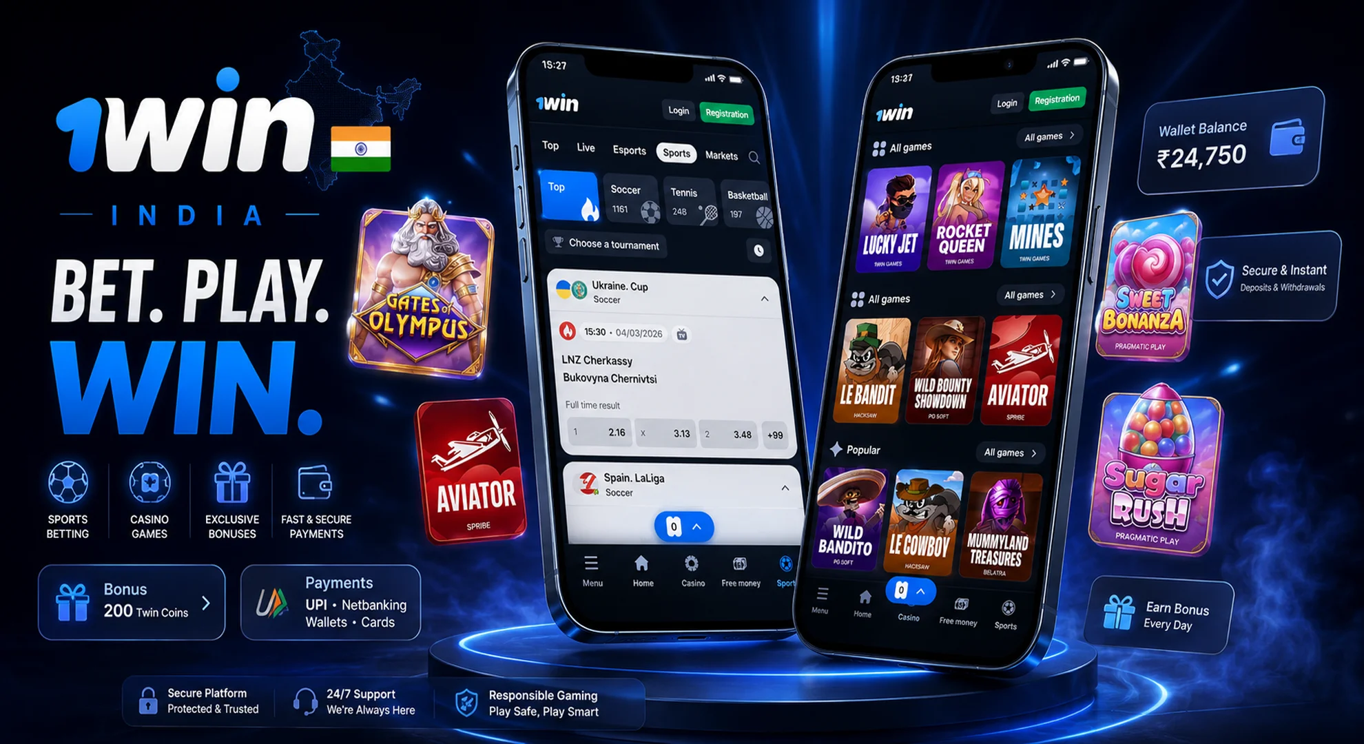 1win app India