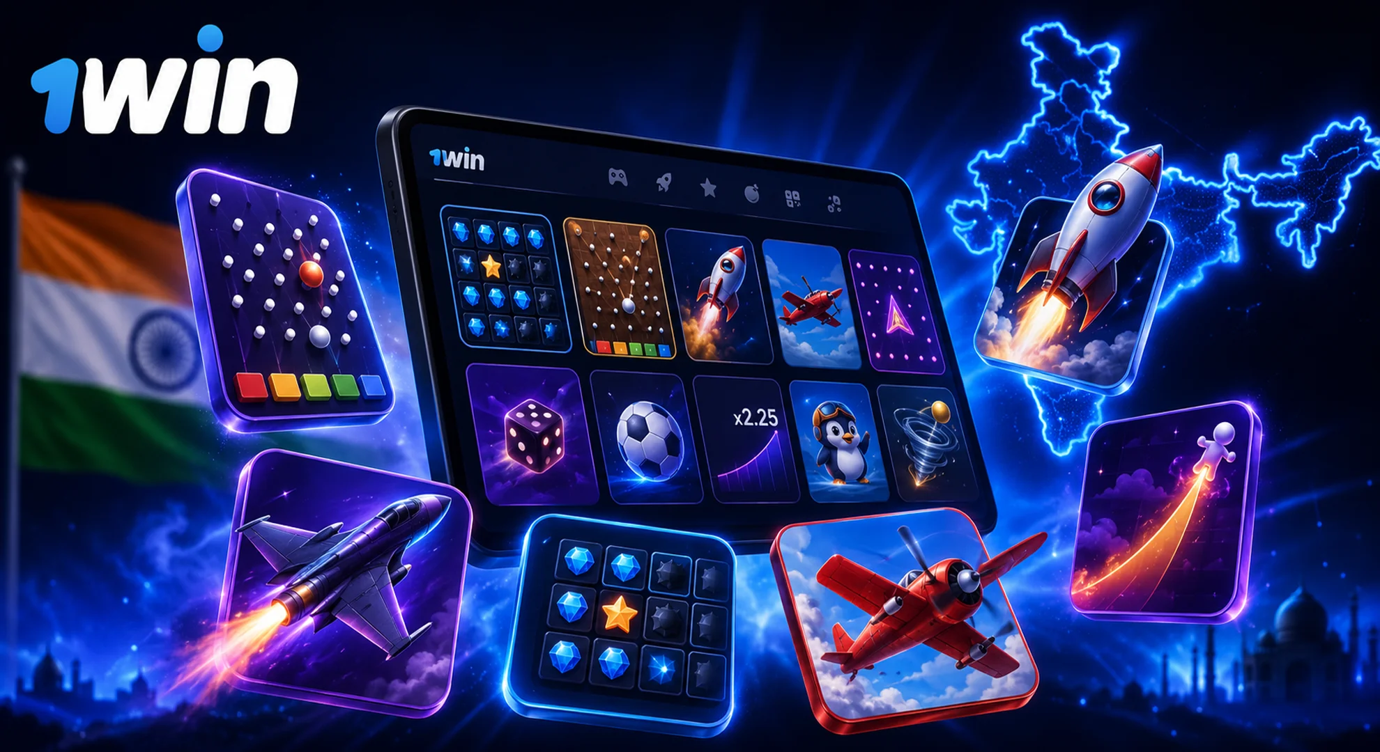 1win crash games India