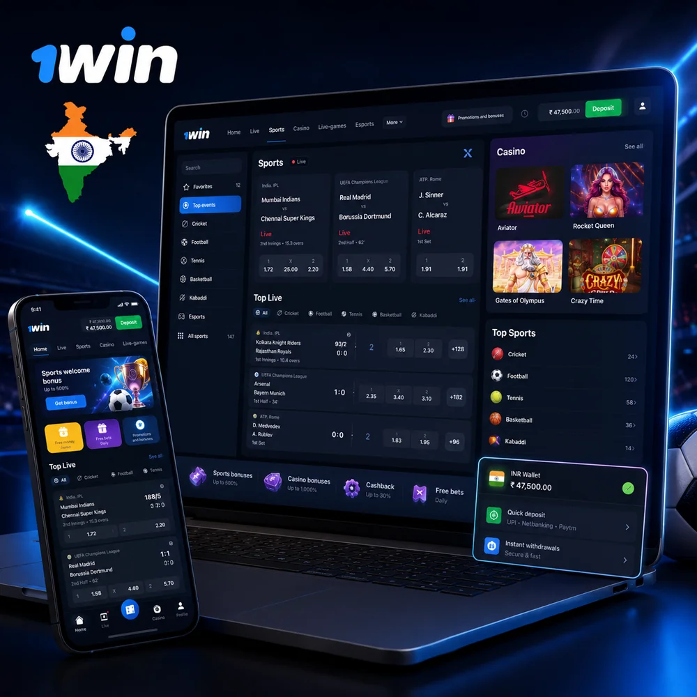 1win India online casino